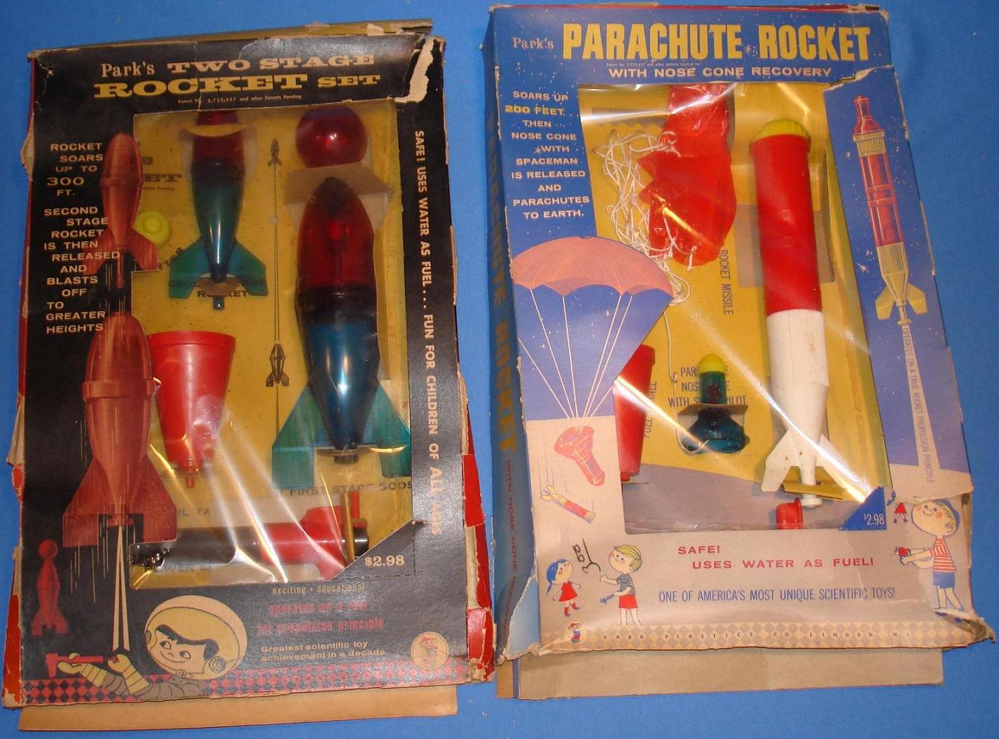 vintage water rocket toy